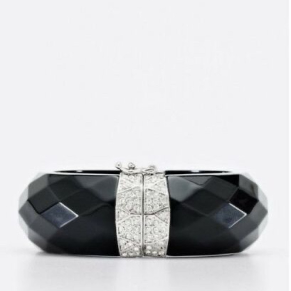 NWT Ann Taylor Chunky Faceted Resin Bracelet